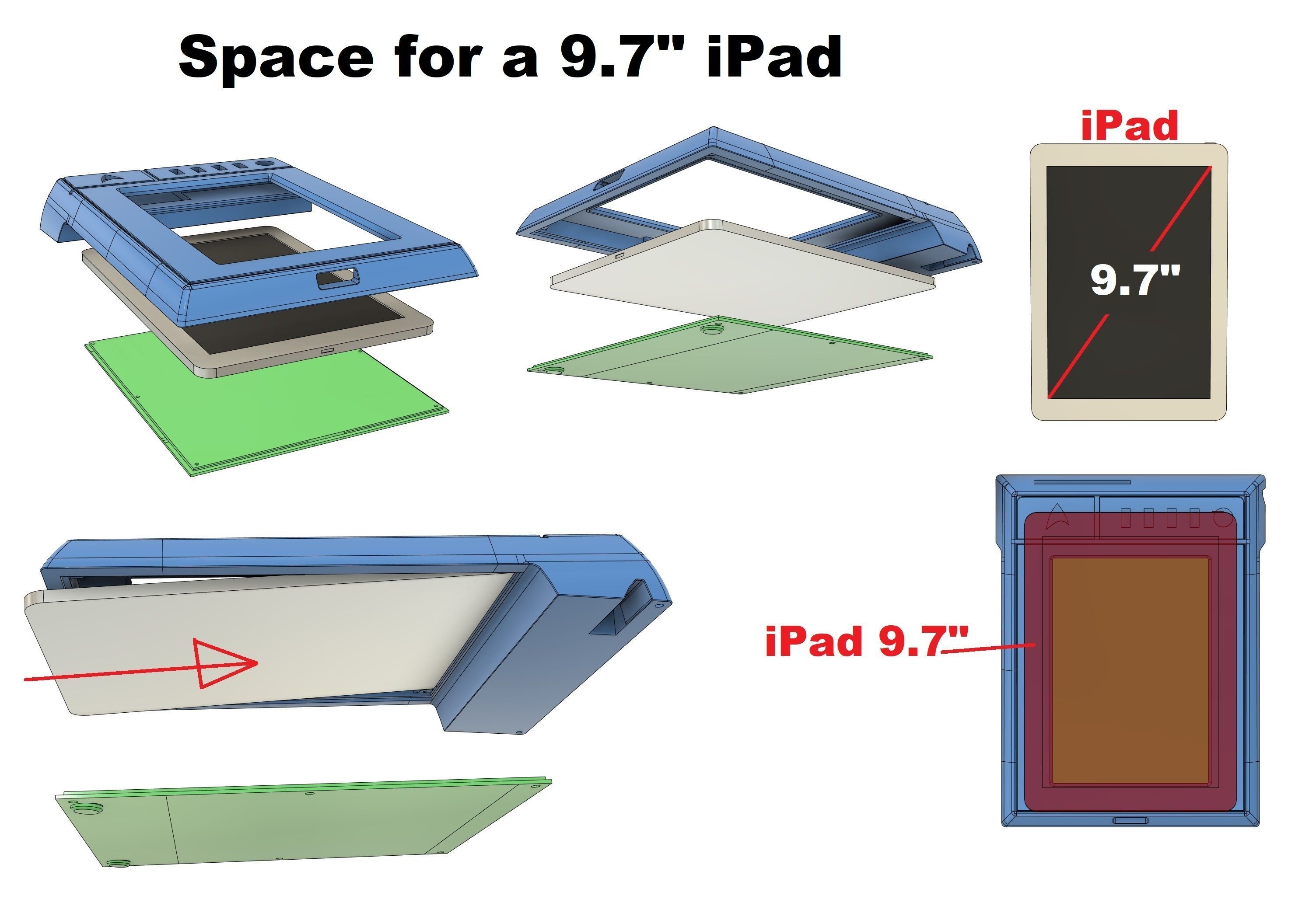 Discovery Enterprise Data Slate 3D print model_3