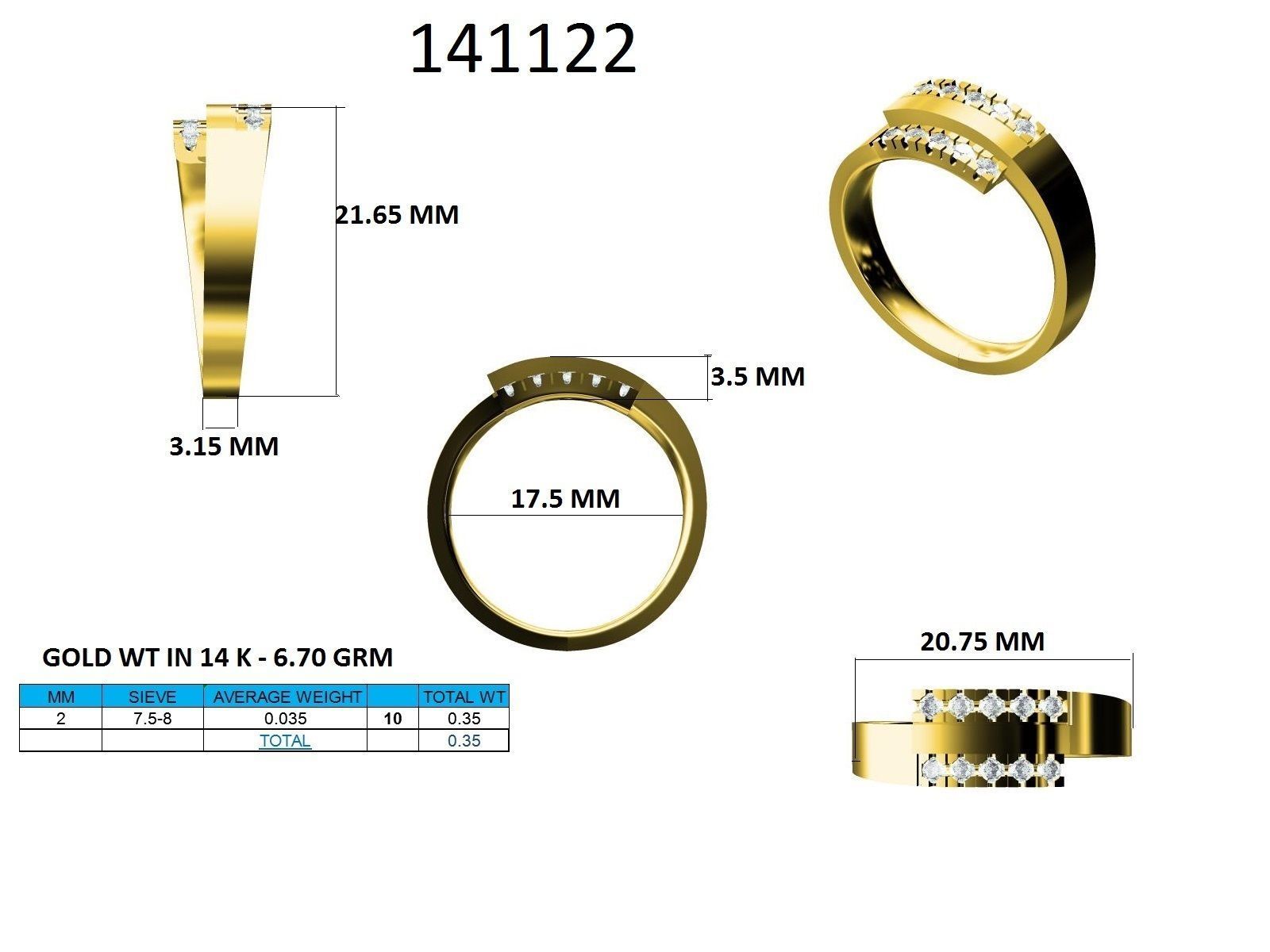 Ring - 141122 3D print model_12