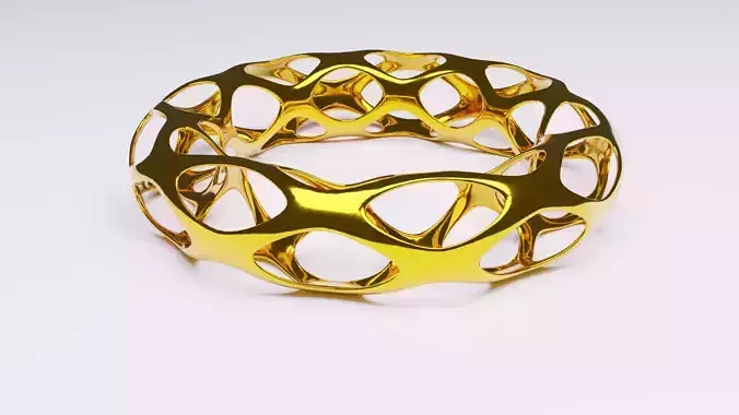 Bracelet gold ring