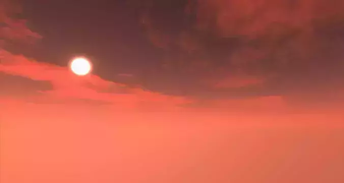 SkyBox 014 Low-poly 3D model