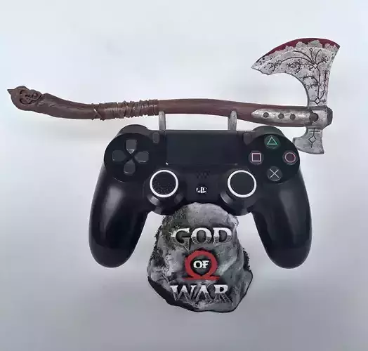 PS4 Controller stand god of war 3D print model
