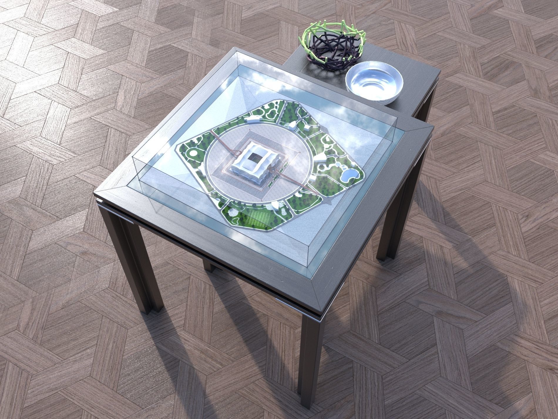 Albayt Stadium Qatar 2022 World cup 3D model_5