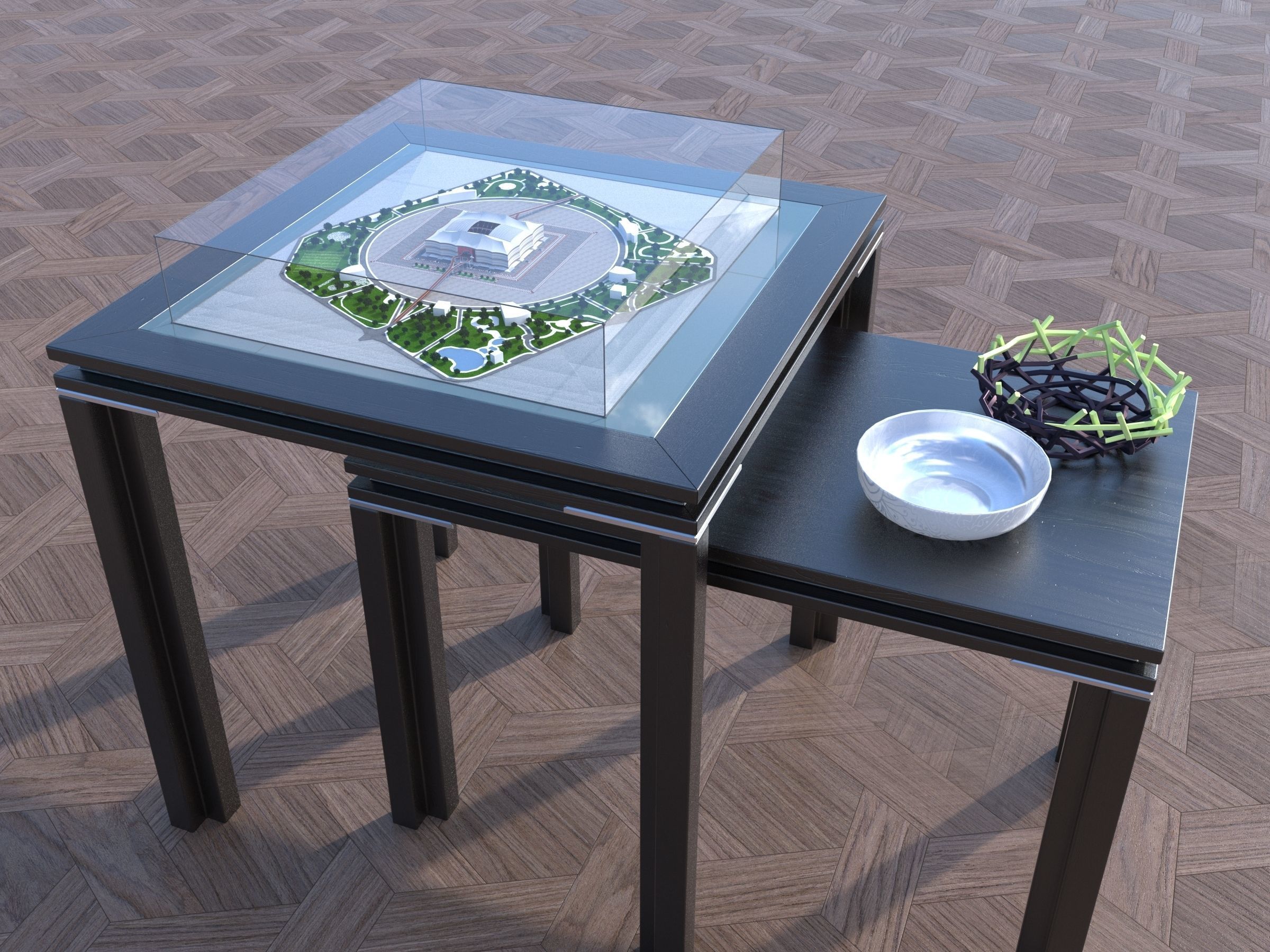 Albayt Stadium Qatar 2022 World cup 3D model_3