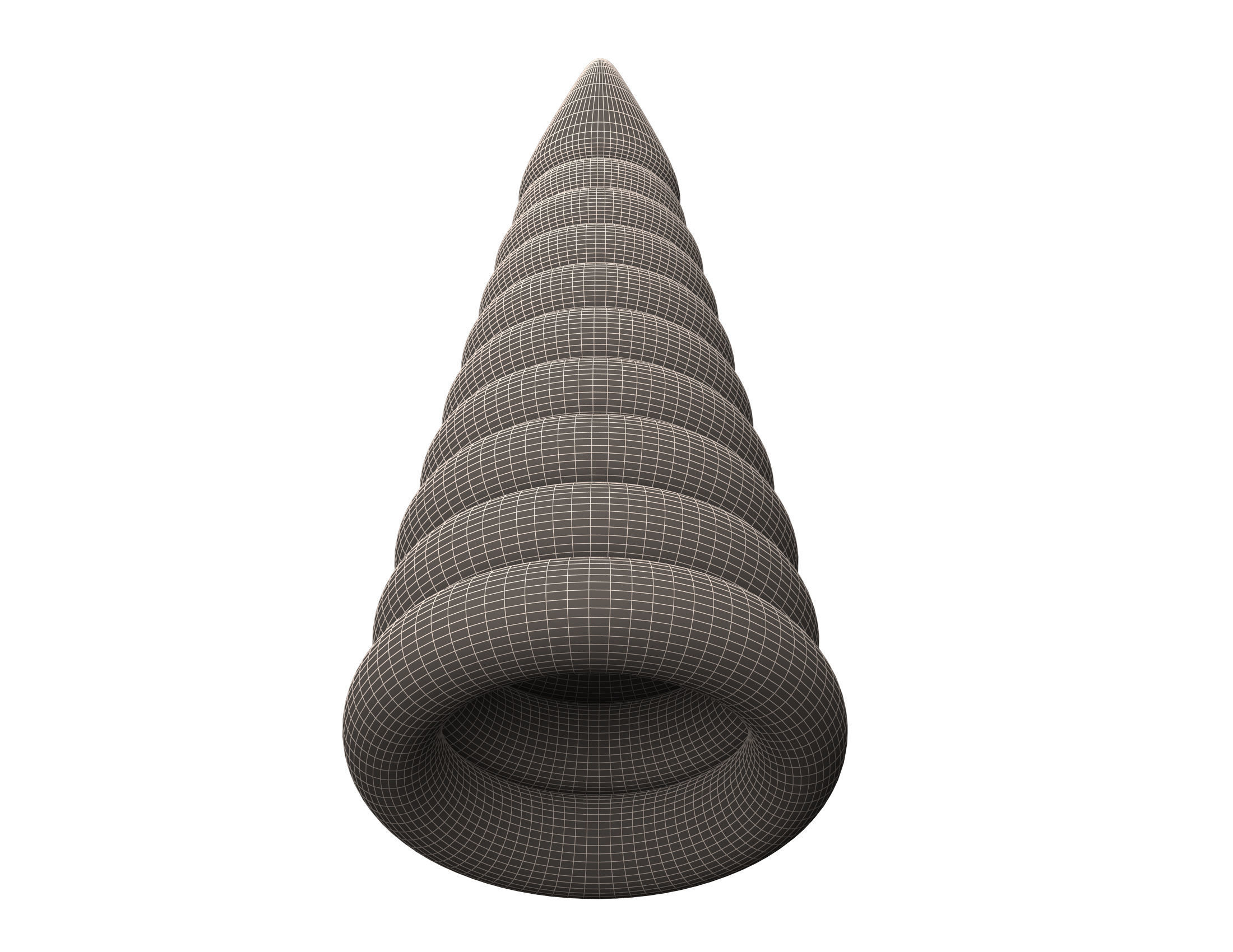 Stacking Toy Low-poly 3D model_8