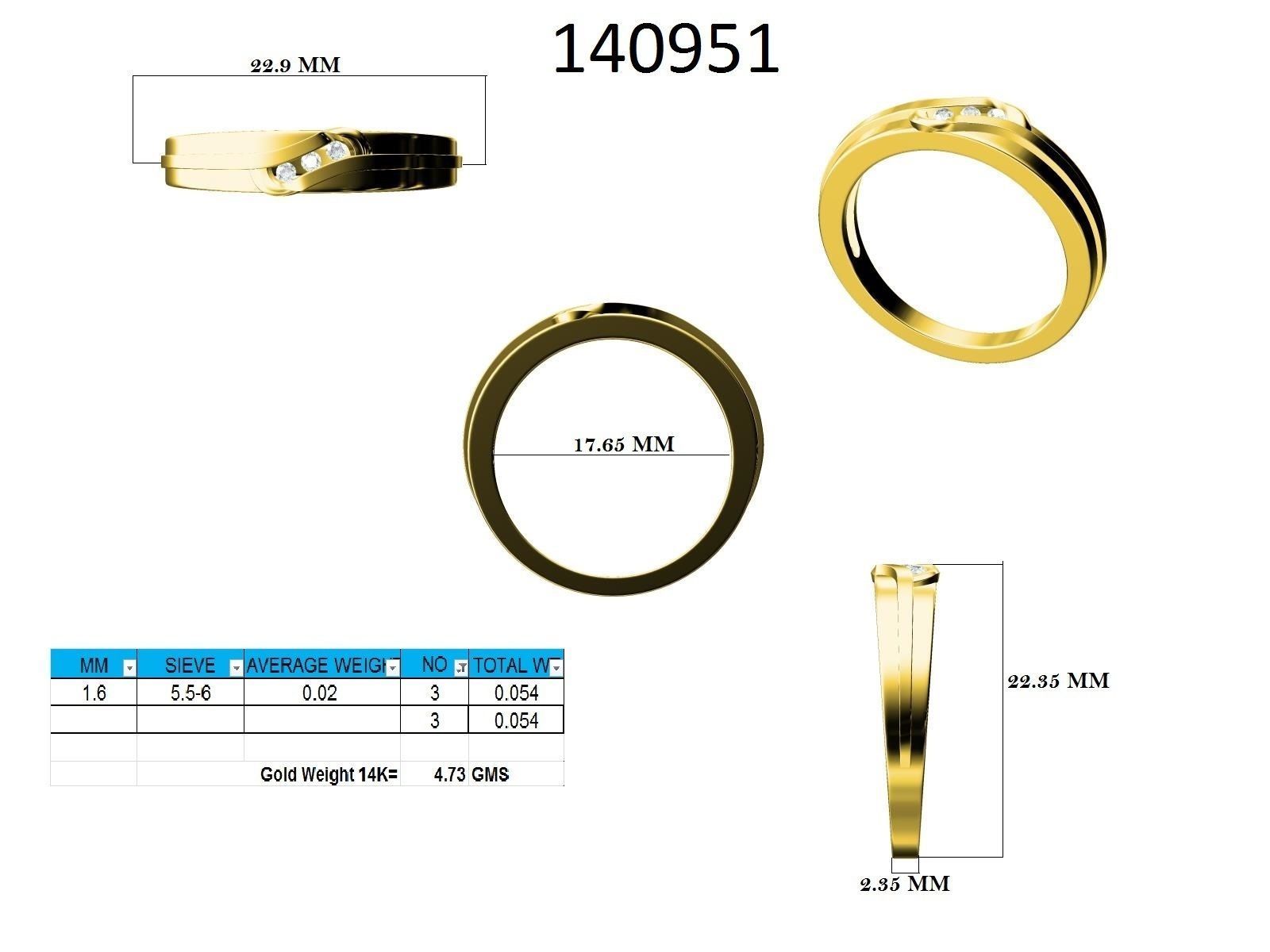 Ring - 140951 3D print model_12