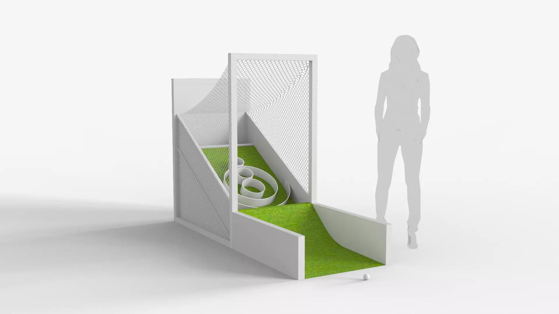 Golf Skeeball 3D model