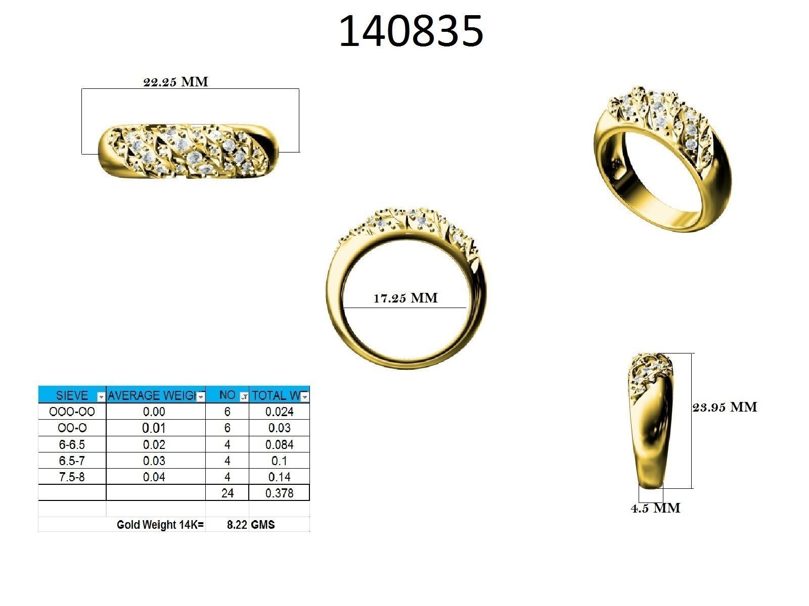 Ring - 140835 3D print model_12