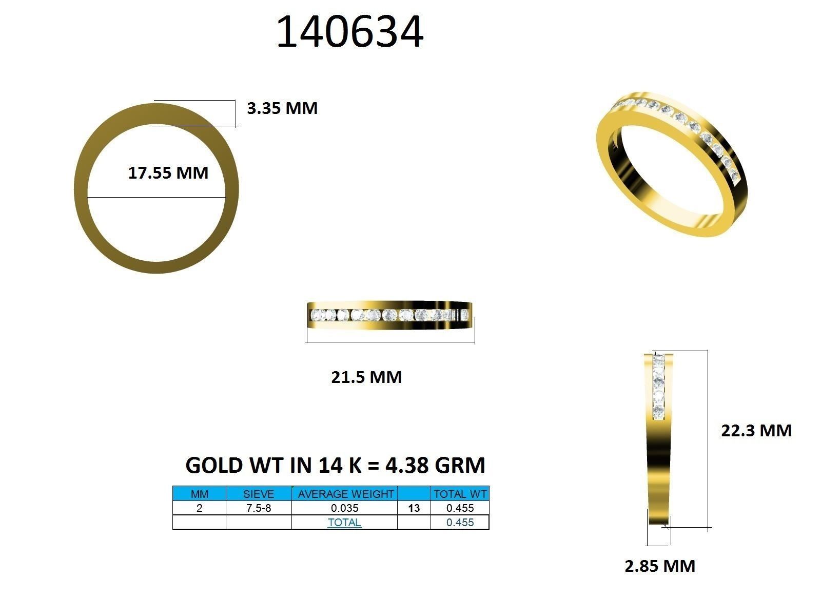 Ring - 140634 3D print model_12