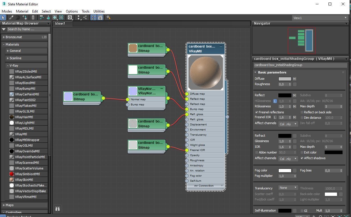 Cardboard box 01 3D model_15