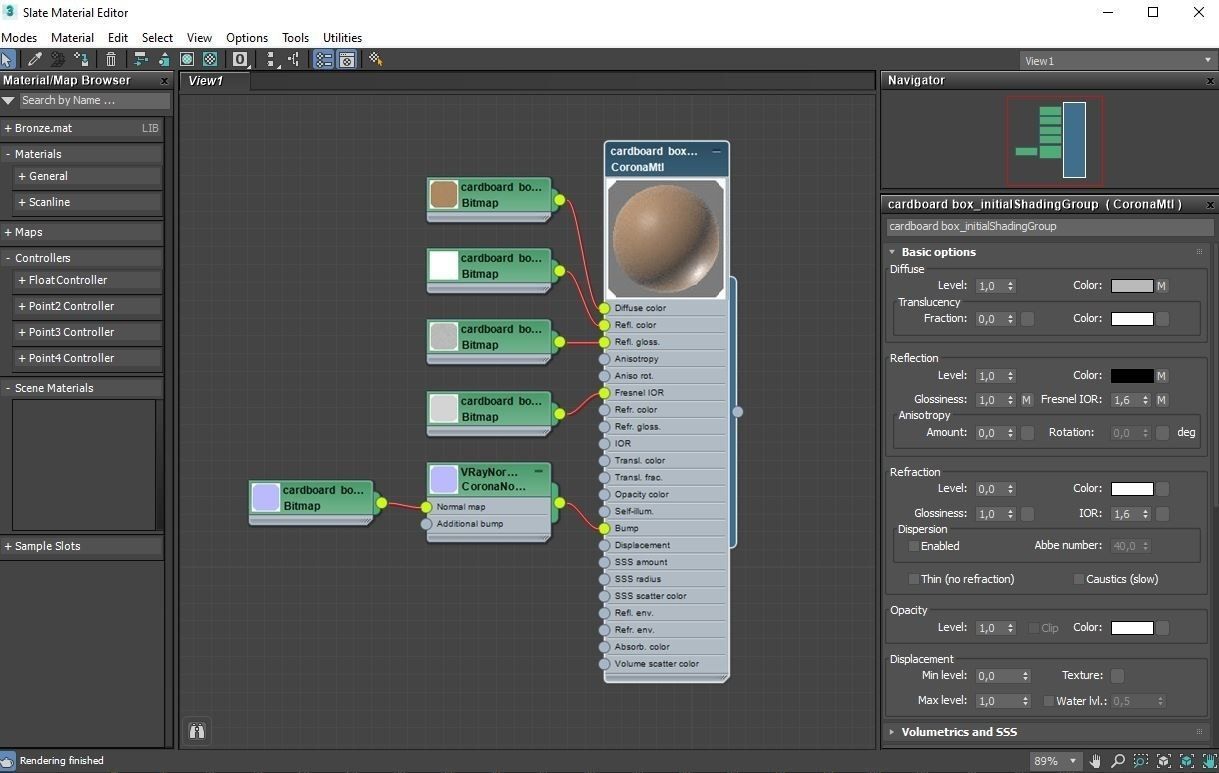 Cardboard box 01 3D model_16