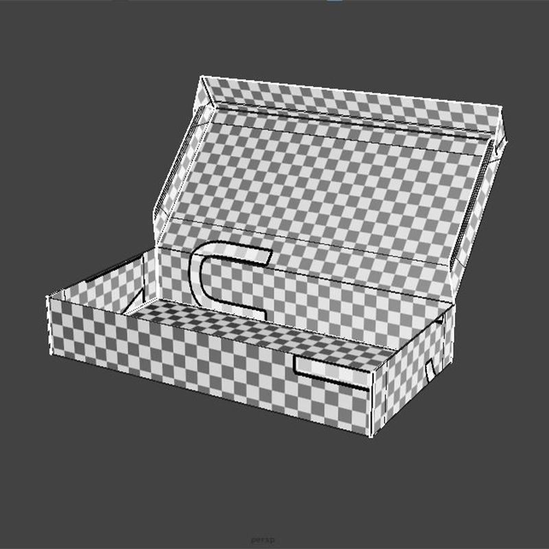 Cardboard box 01 3D model_17