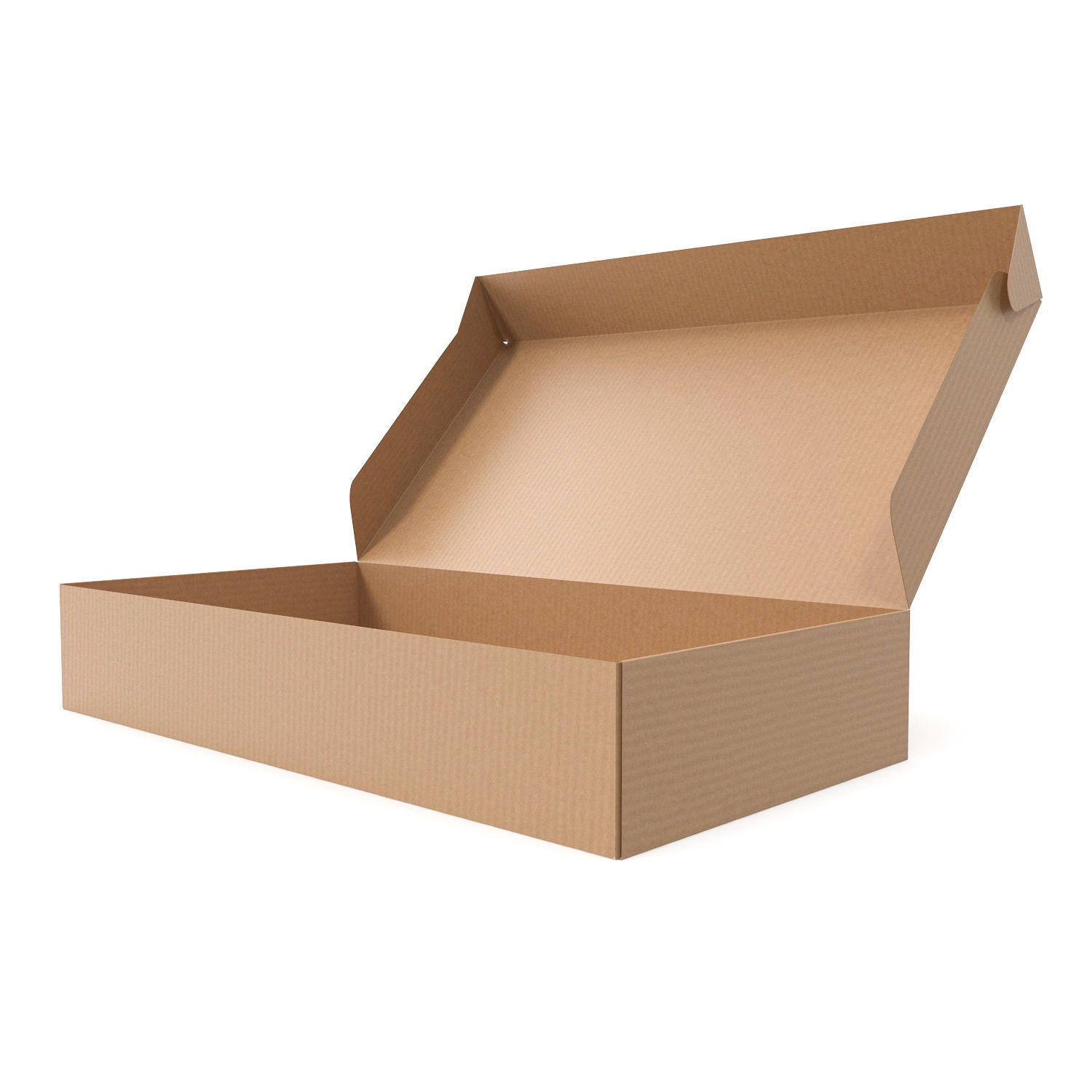 Cardboard box 01 3D model_1