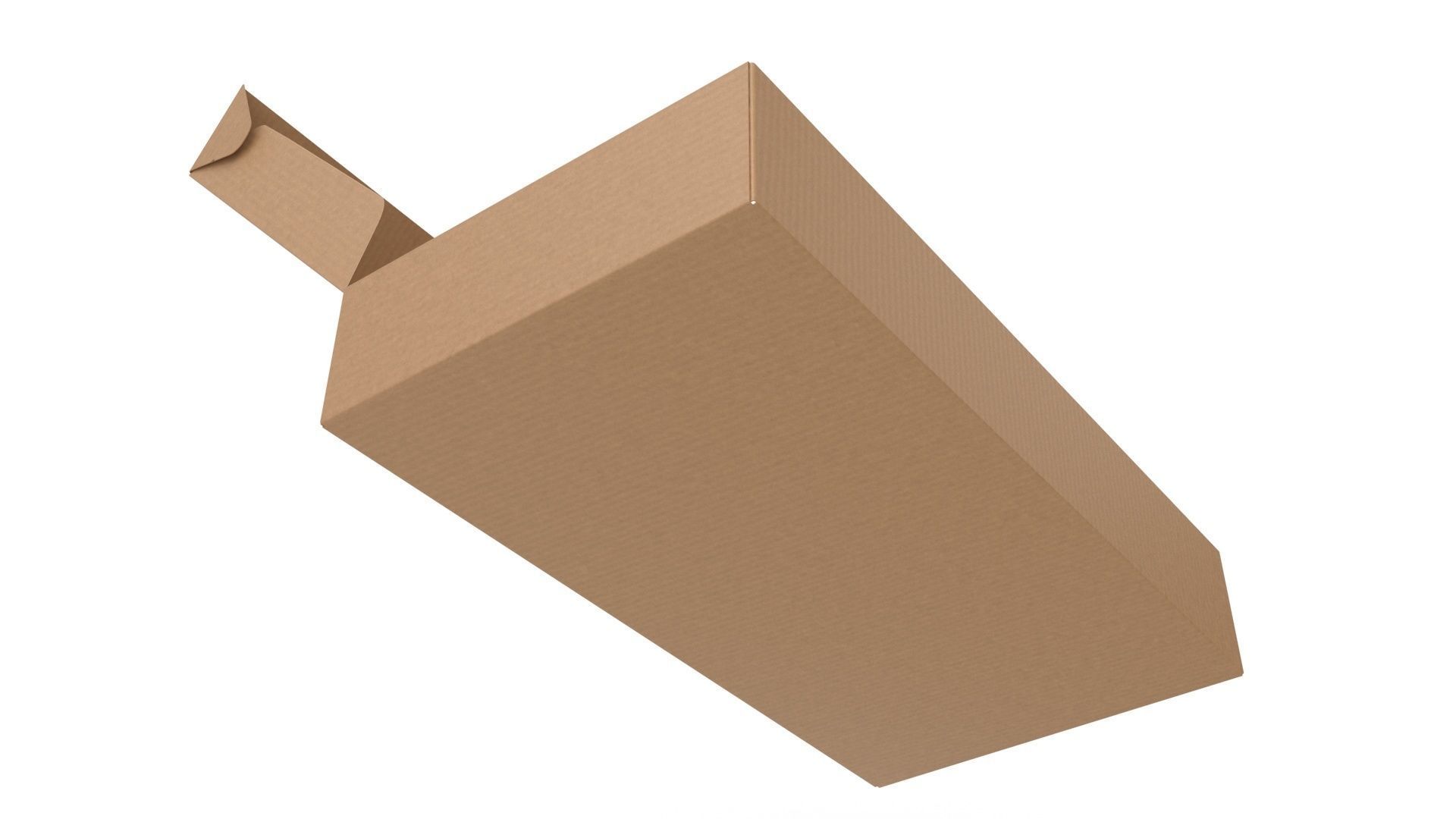 Cardboard box 01 3D model_5