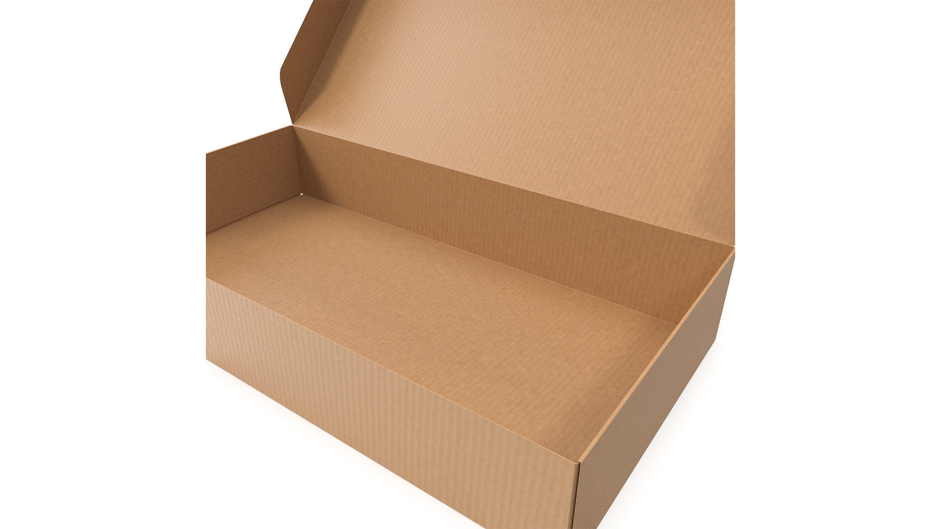 Cardboard box 01 3D model_3