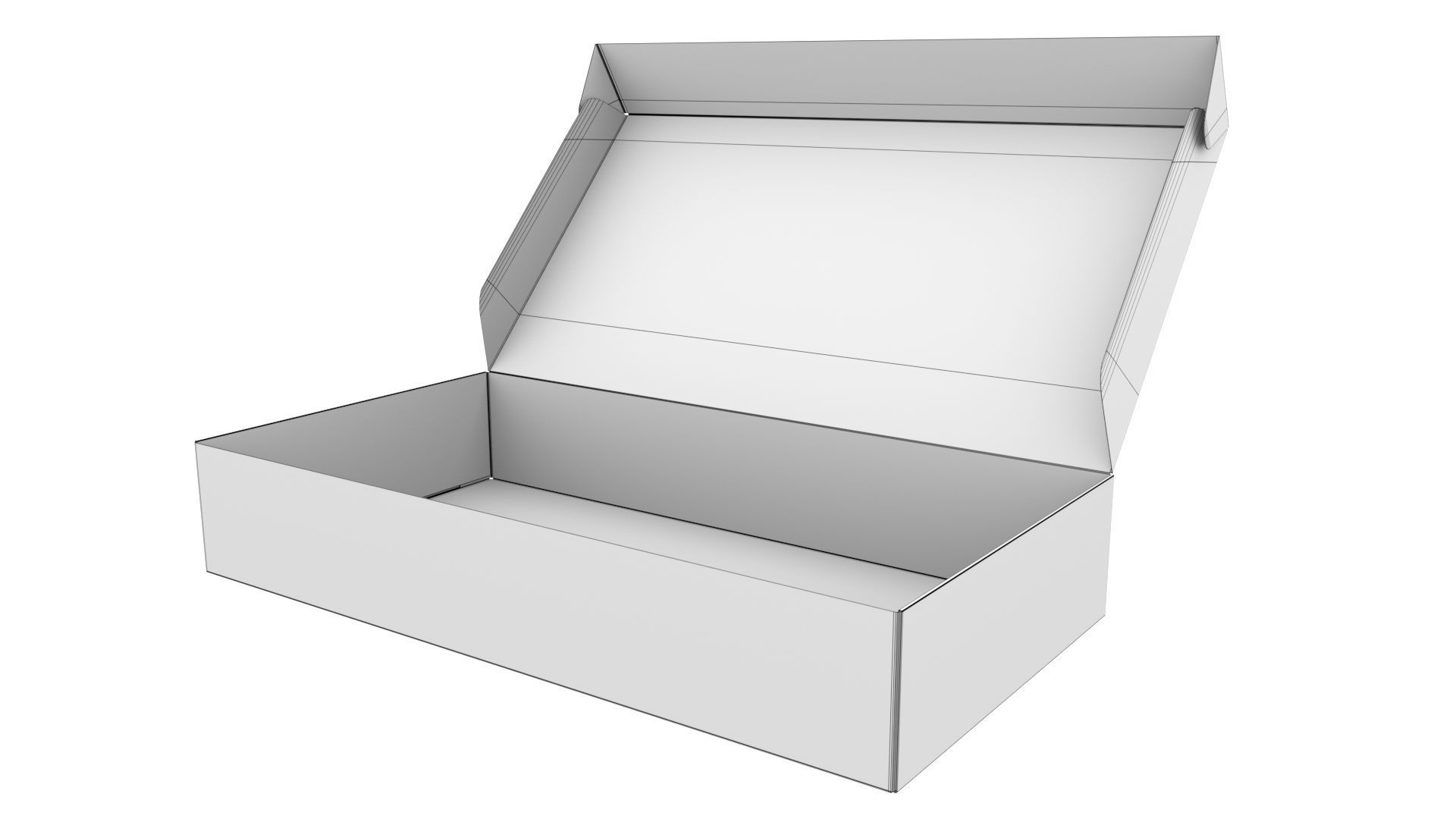 Cardboard box 01 3D model_9