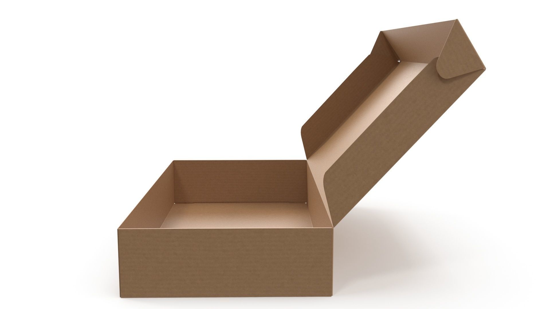 Cardboard box 01 3D model_6