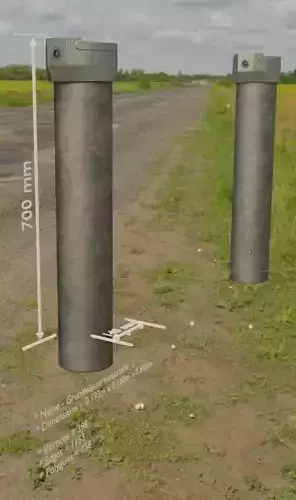 Groundwater monitoring well 1 version 2  Low-poly 3D model