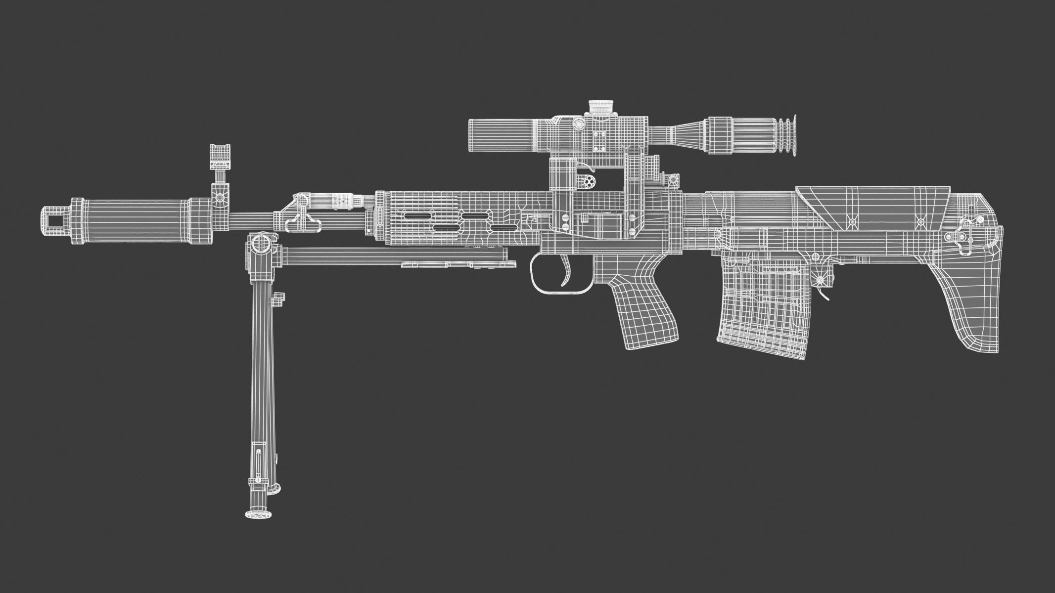 Dragunov SVU 3D model_17