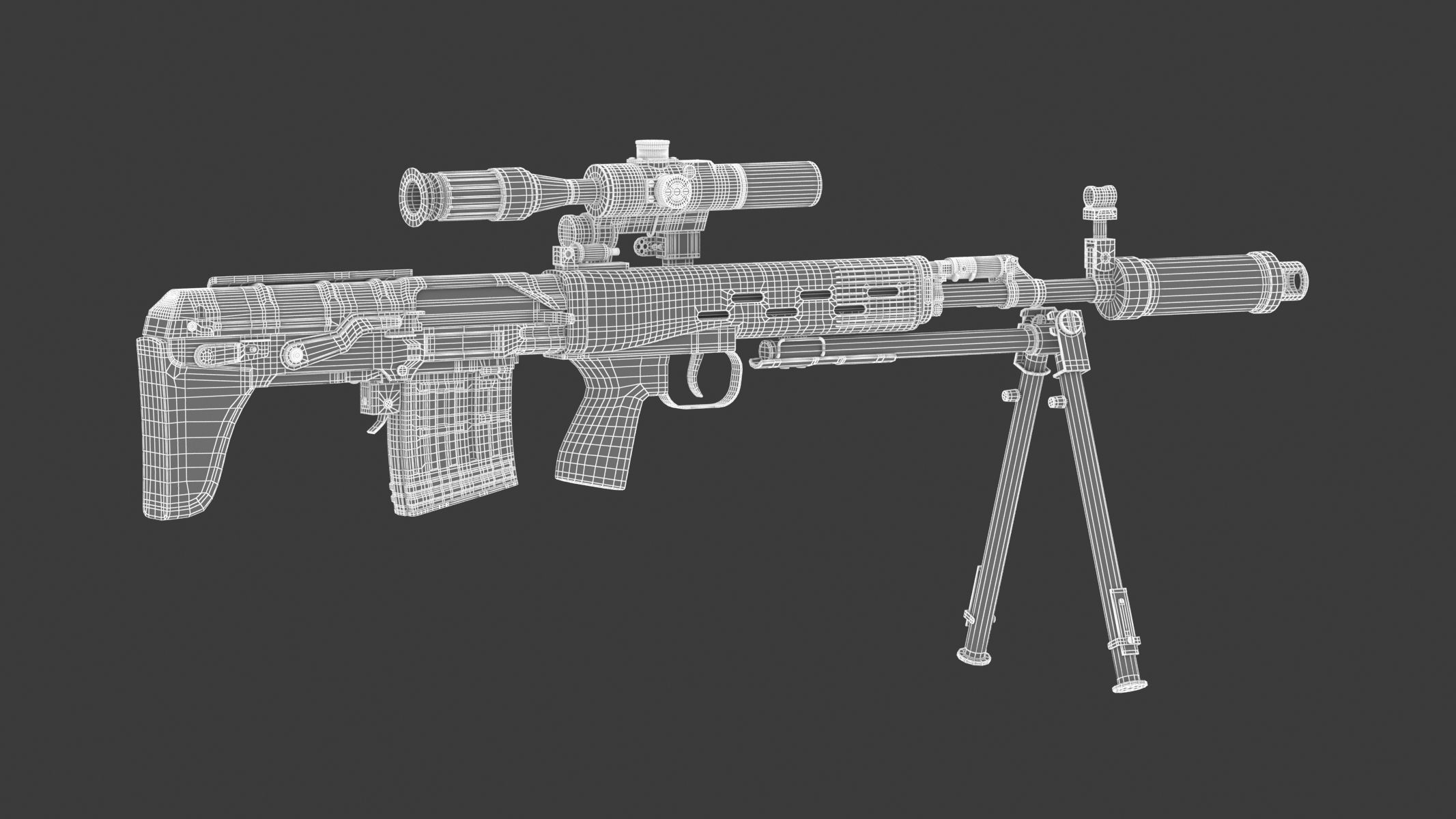 Dragunov SVU 3D model_15