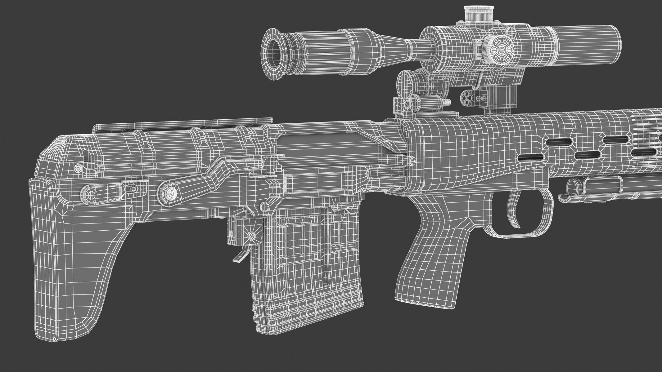 Dragunov SVU 3D model_20