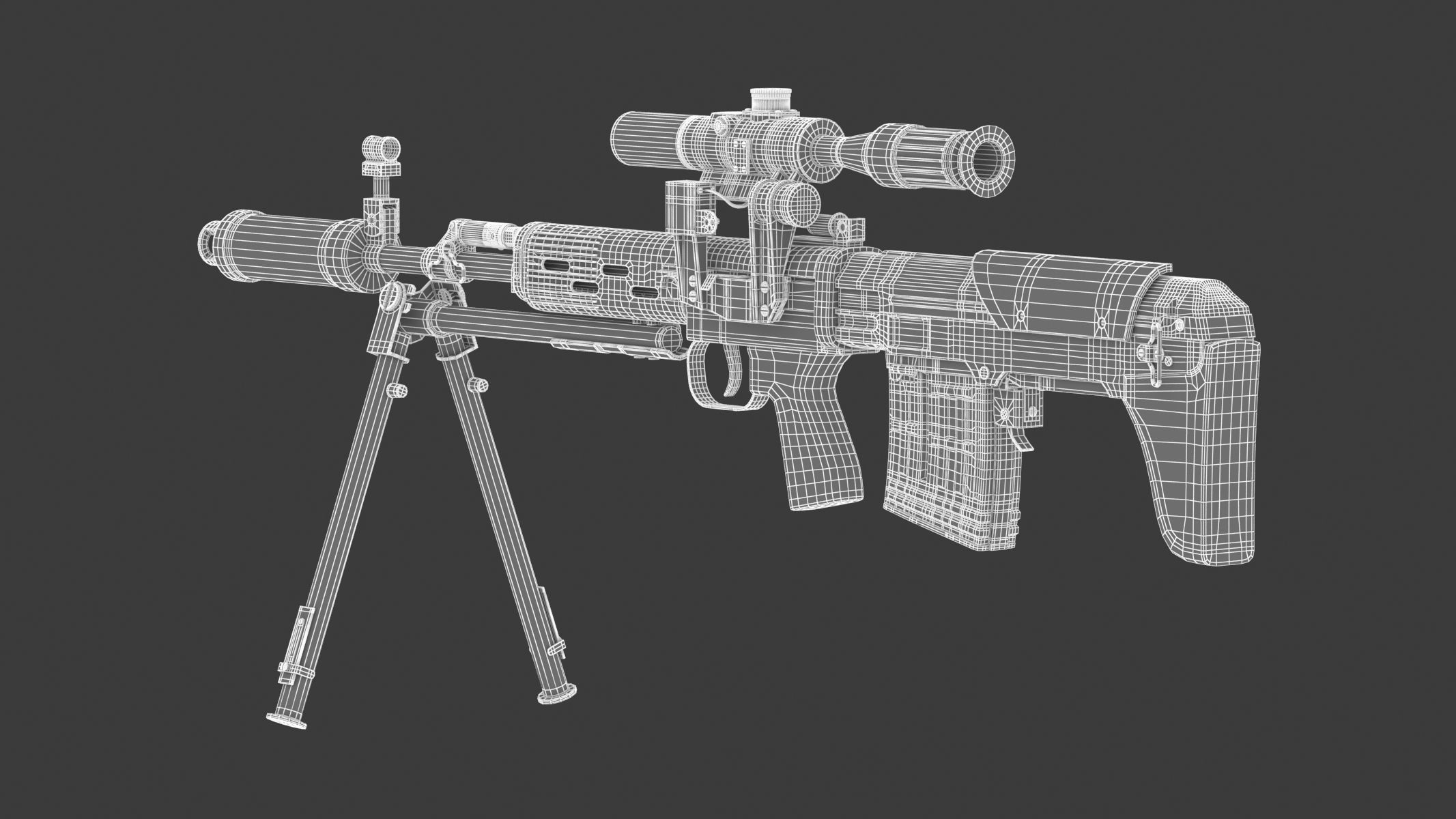 Dragunov SVU 3D model_16