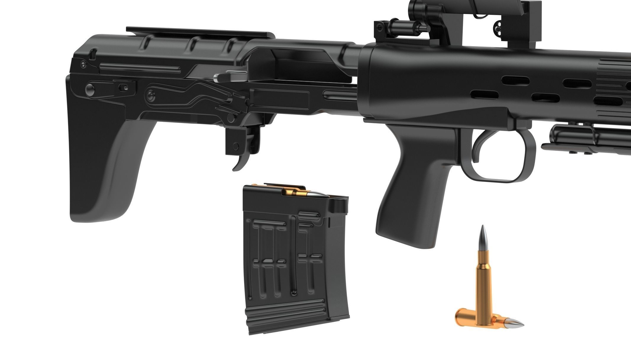 Dragunov SVU 3D model_14