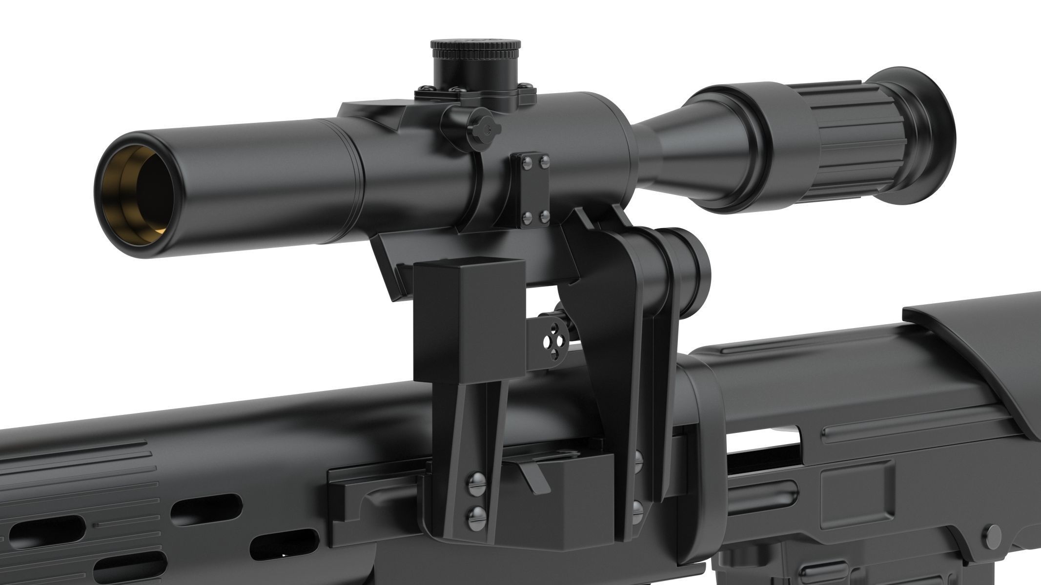 Dragunov SVU 3D model_8