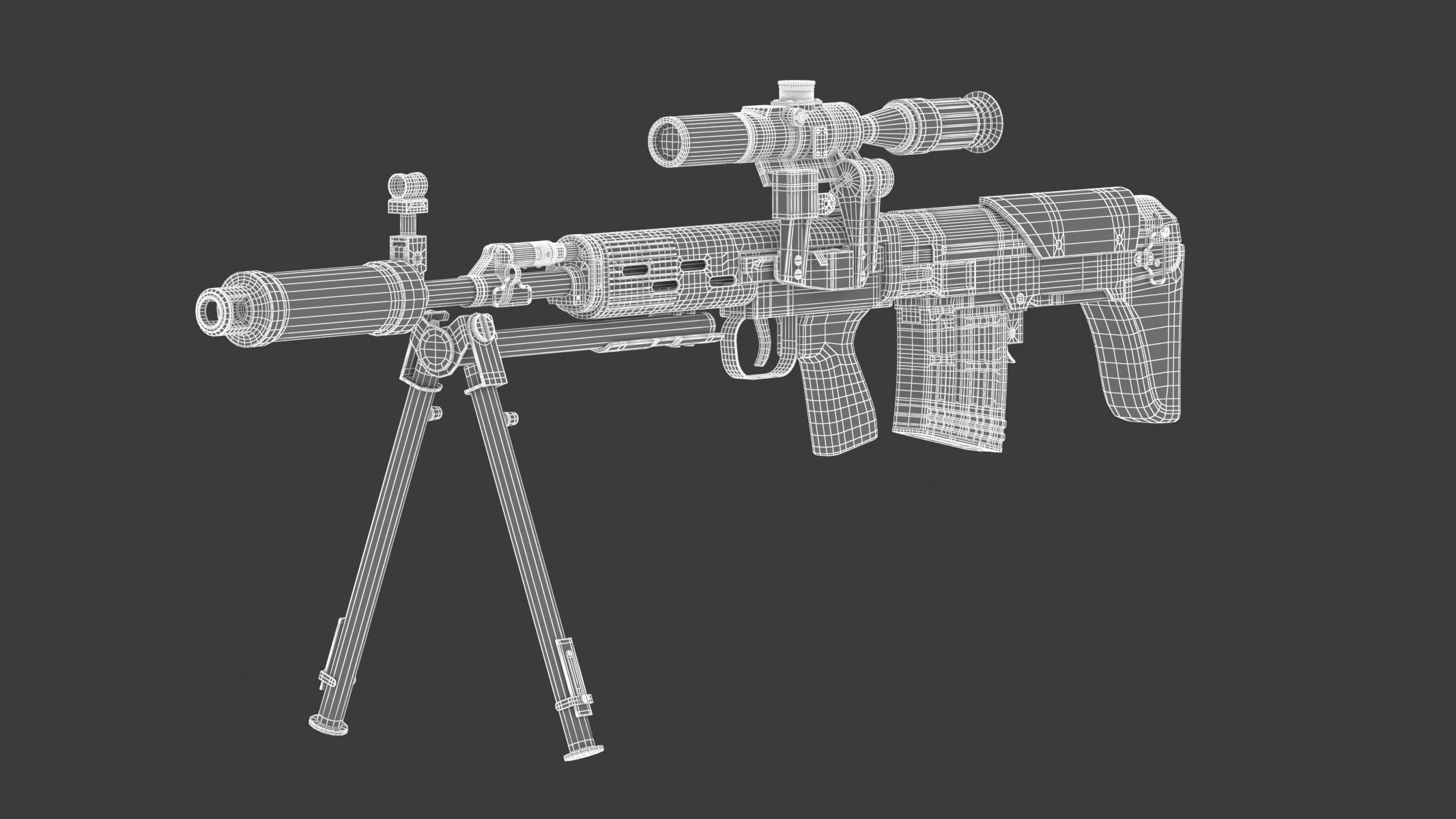 Dragunov SVU 3D model_18