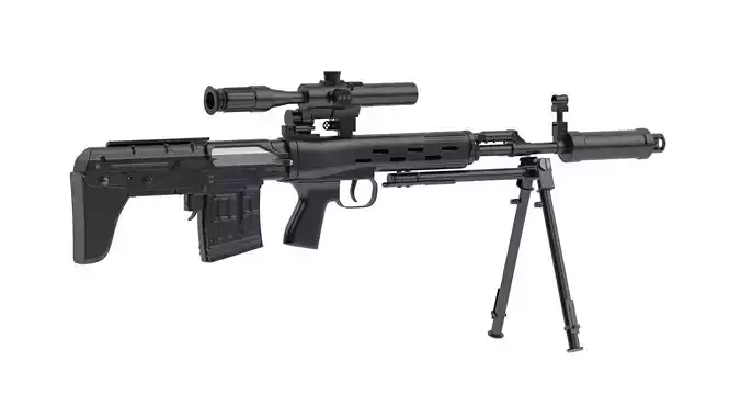 Dragunov SVU 3D model