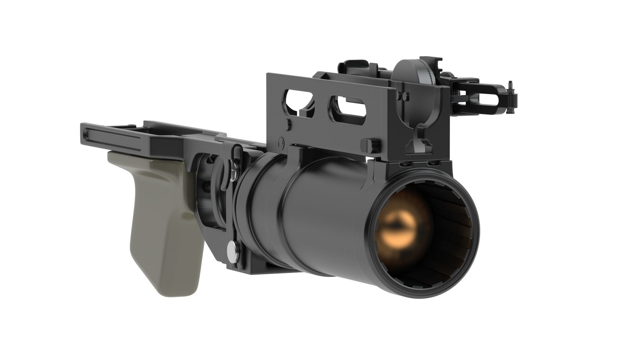 GP-25 Grenade Launcher 3D model_1