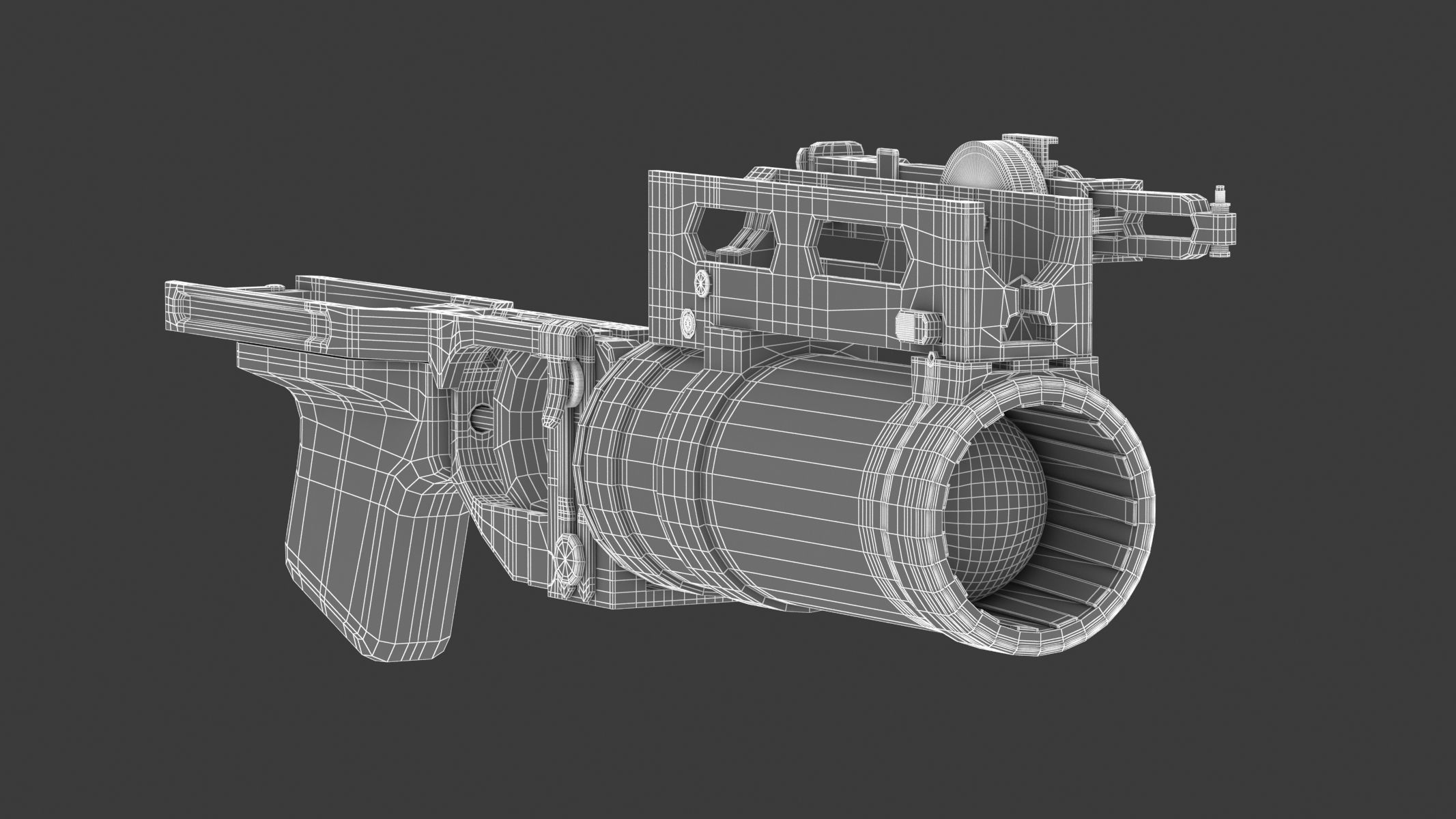GP-25 Grenade Launcher 3D model_11