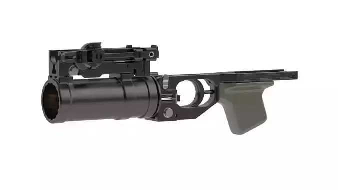 GP-25 Grenade Launcher 3D model GP-25 Grenade Launcher 3D model