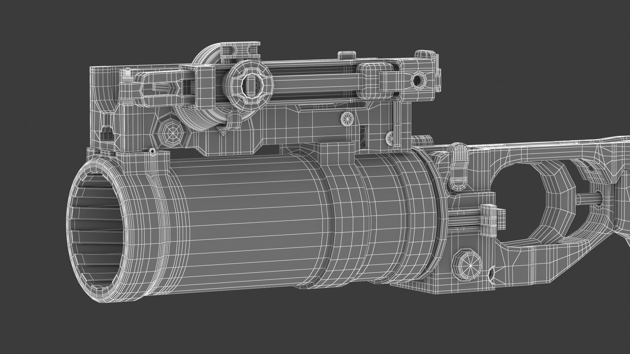 GP-25 Grenade Launcher 3D model_15