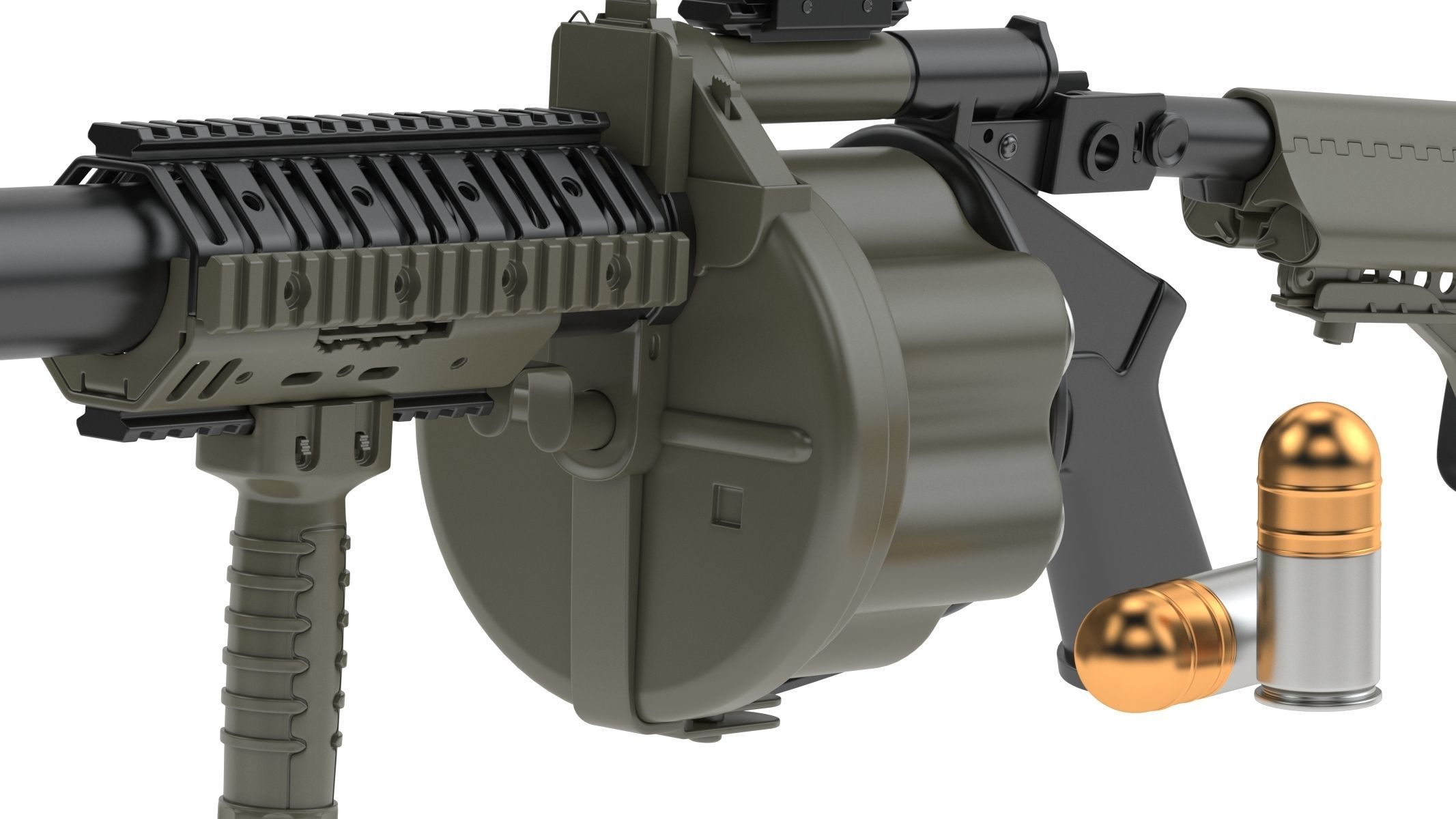 Milkor MGL 3D model_14