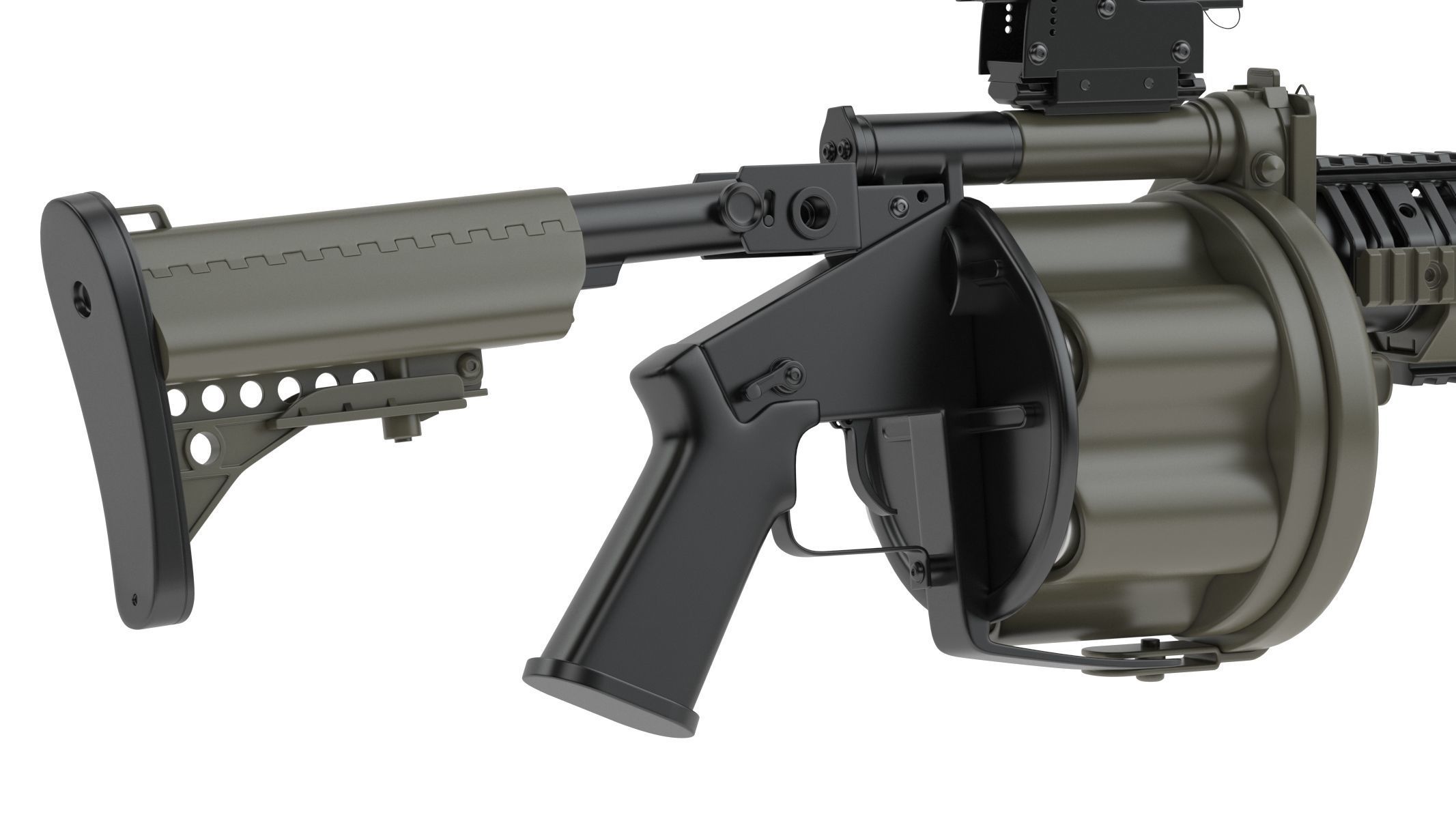 Milkor MGL 3D model_5