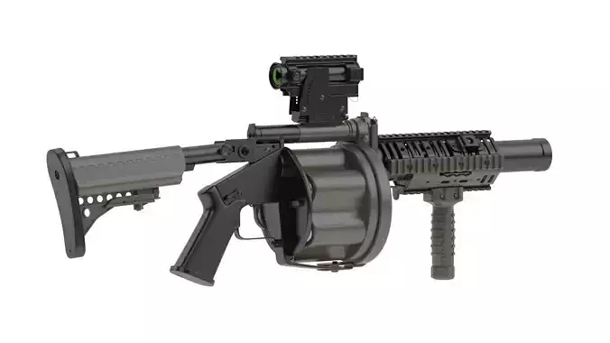 Milkor MGL 3D model