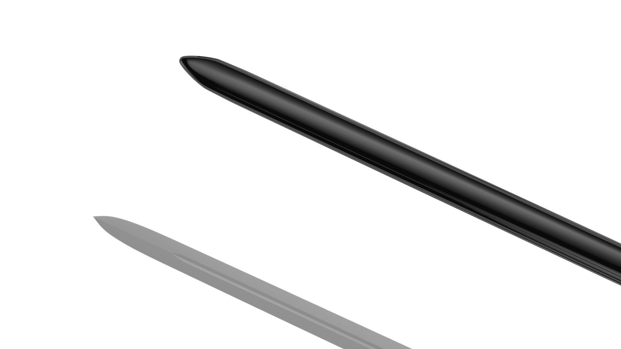 Ninjato Sword Low-poly 3D model_8