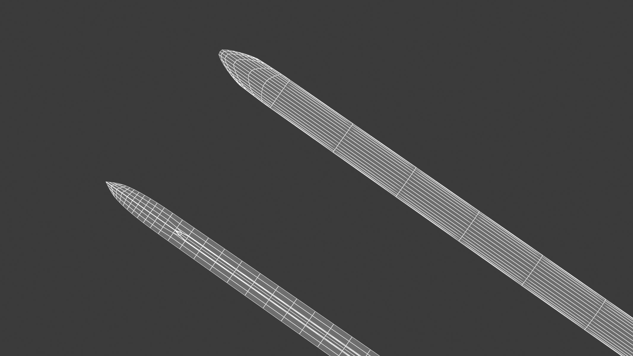 Ninjato Sword Low-poly 3D model_18