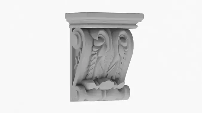 Scroll Corbel 60 Printable