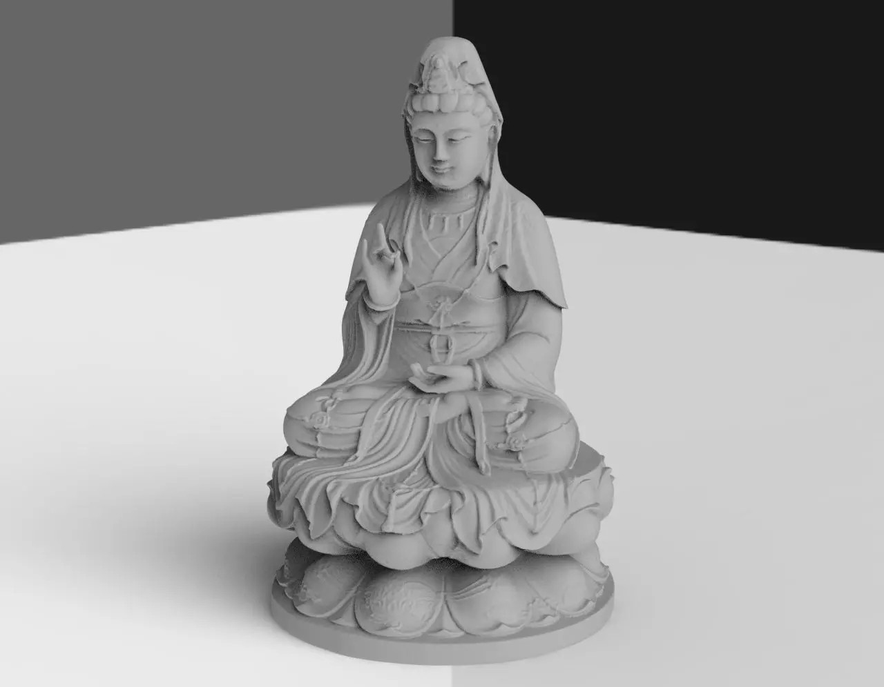 buddha 03 3D print model