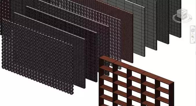 Revit Family 3D model  Vol3 3D model