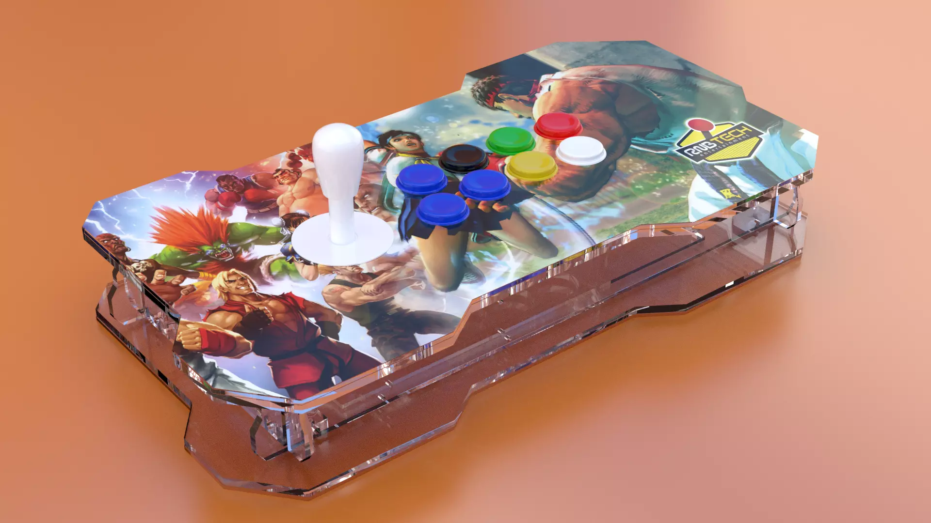 Arcade Street Fighter 3D model_0