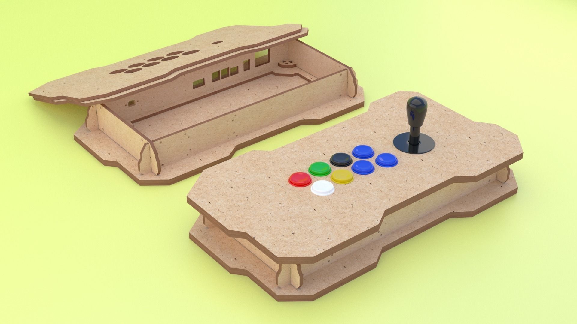 Arcade Street Fighter 3D model_1