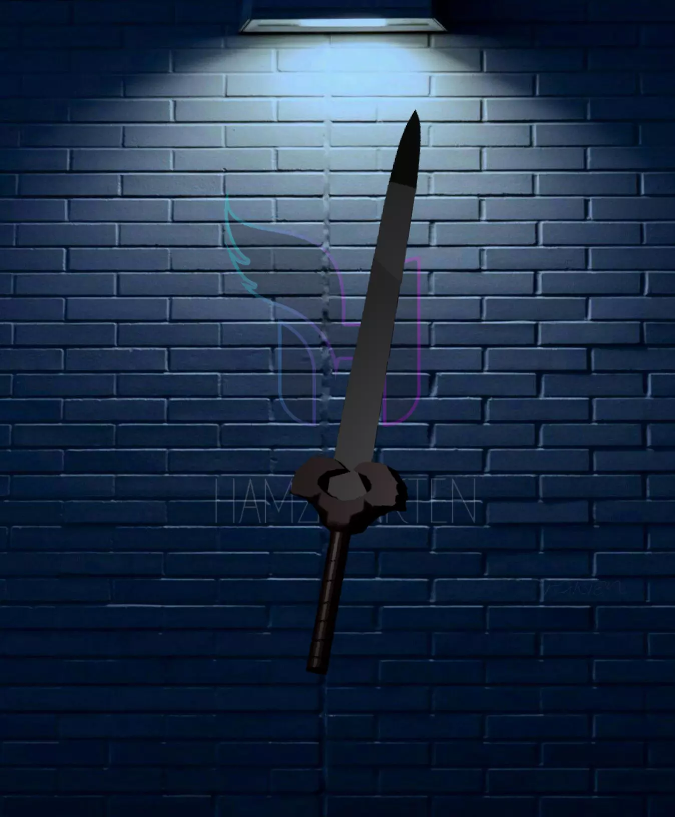 War Sword 3D model_0