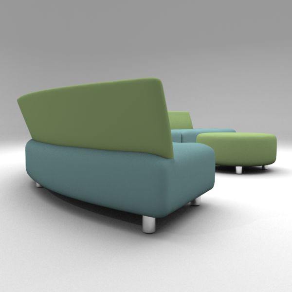 Questionmark sofa 3D model_3