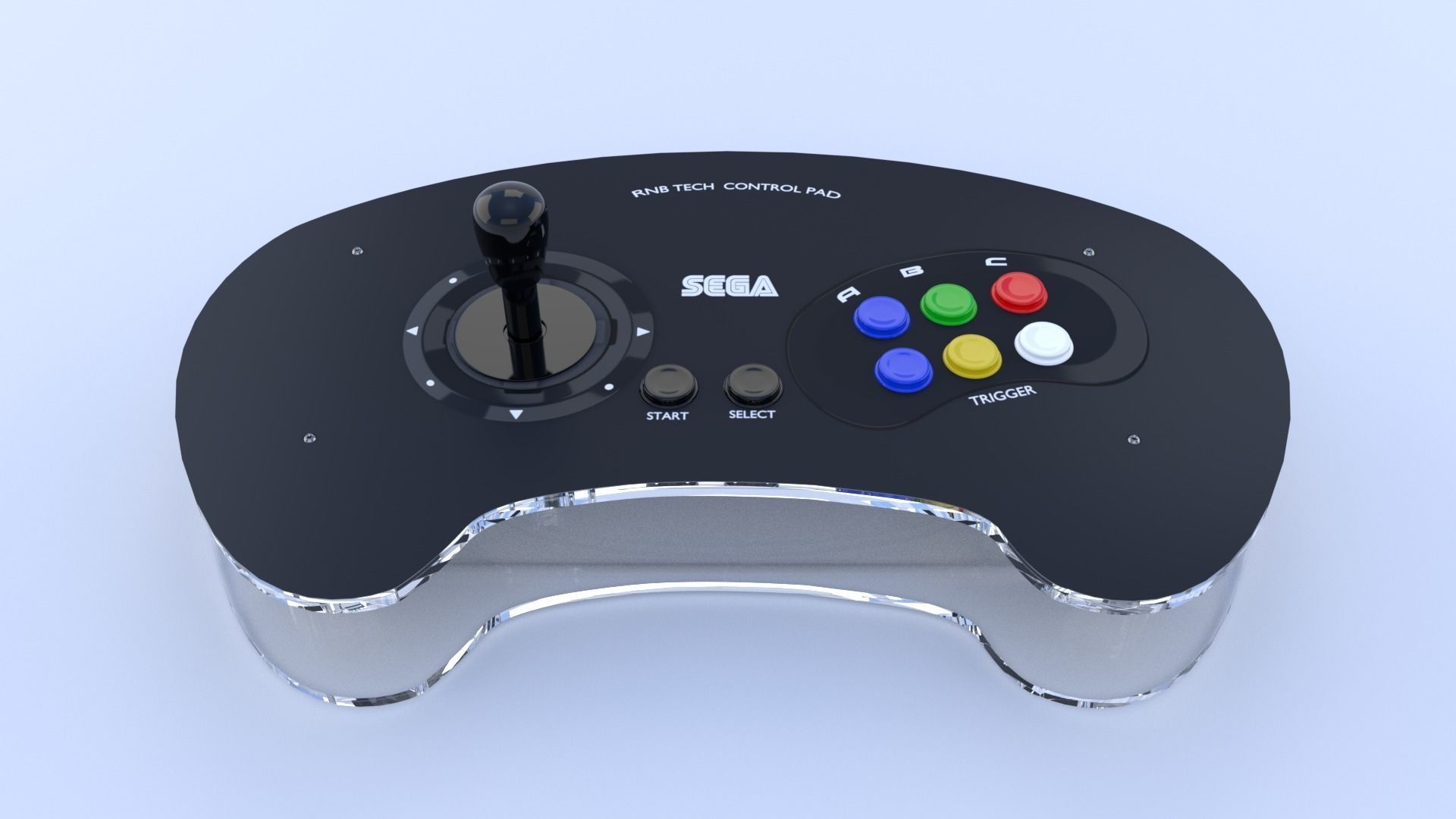 Arcade Sega Saturn 3D model_1