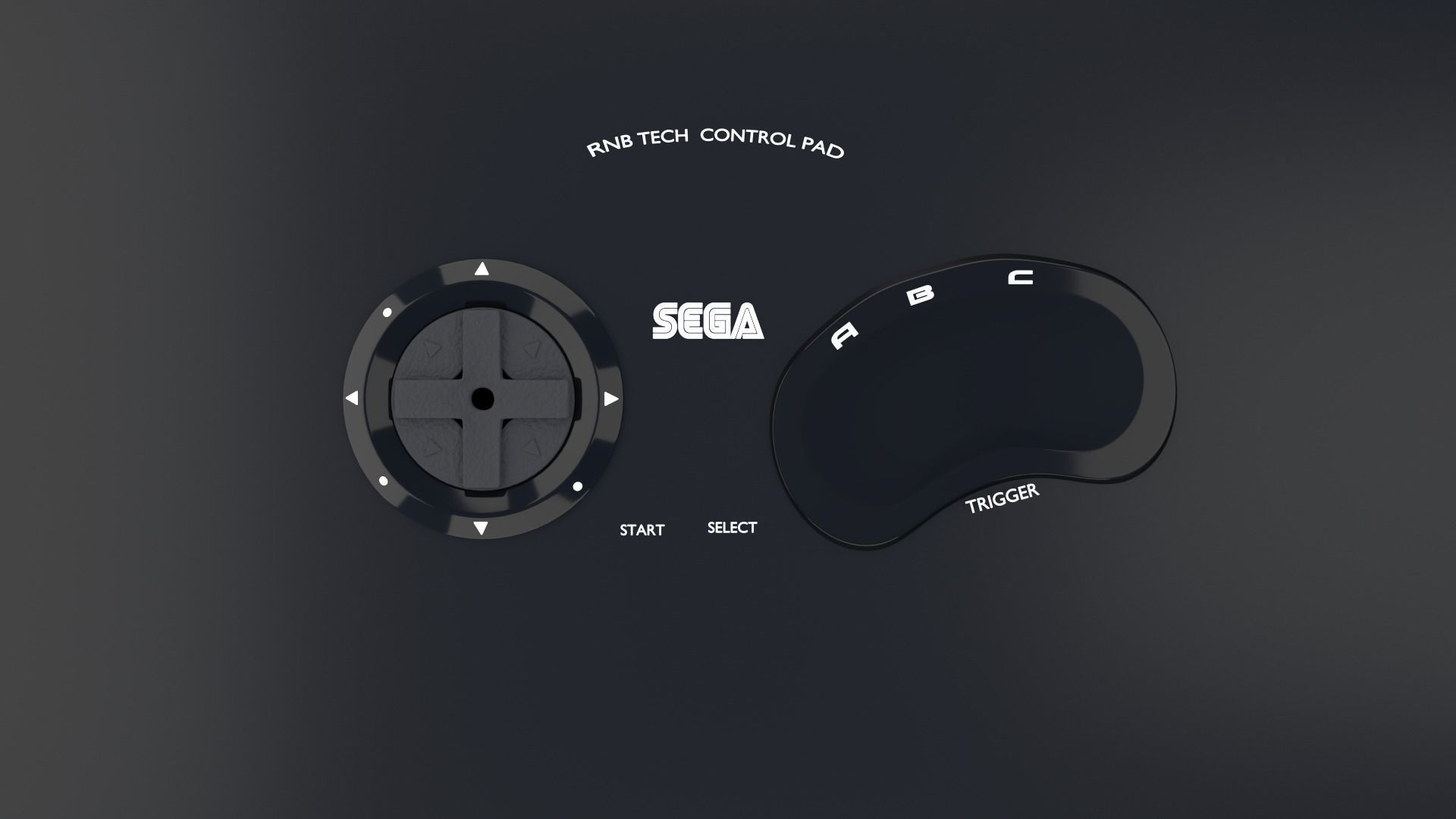 Arcade Sega Saturn 3D model_2