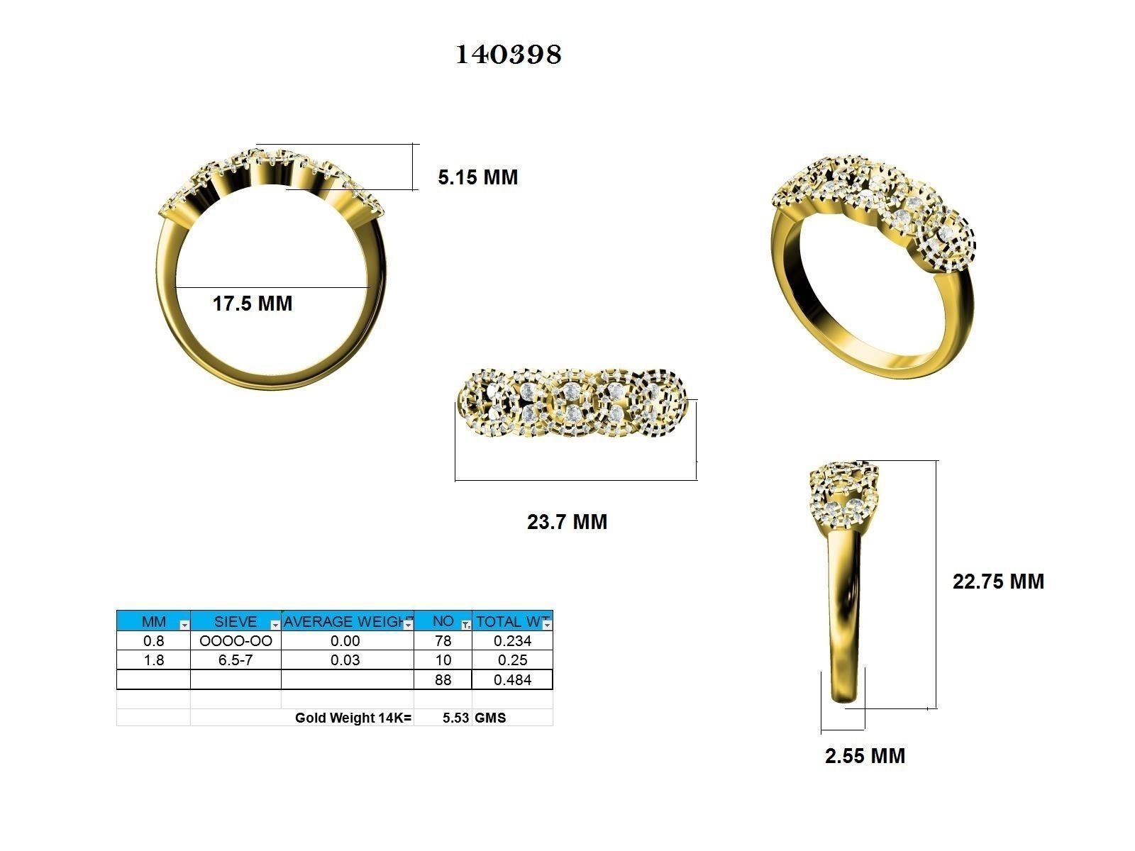 Ring - 140398 3D print model_12
