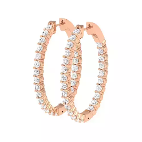Women Earrings 3dm stl render detail  3D print model