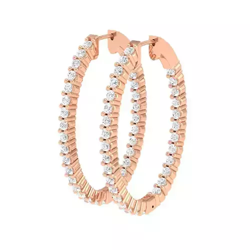 Women Earrings 3dm stl render detail  3D print model